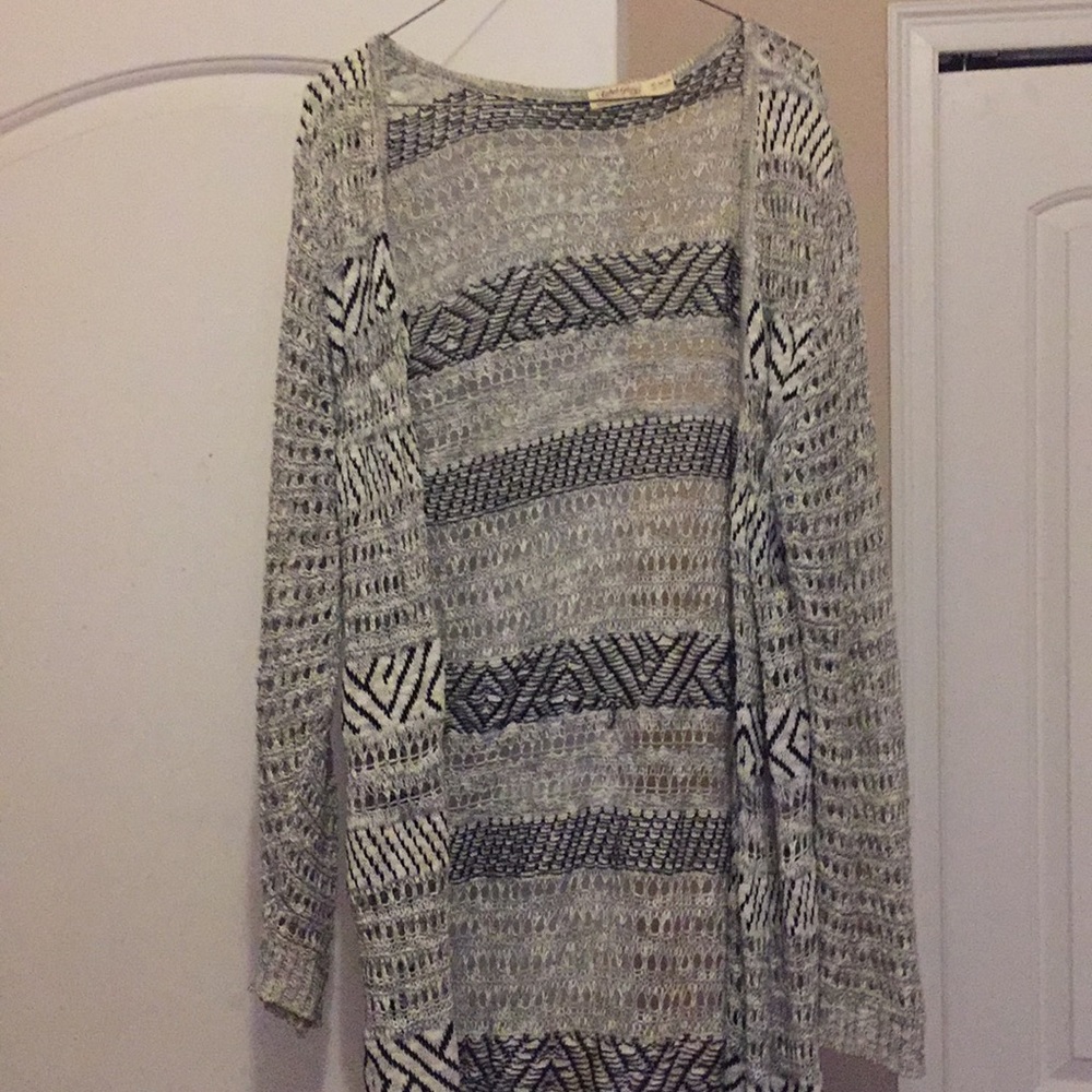 Duster sweater